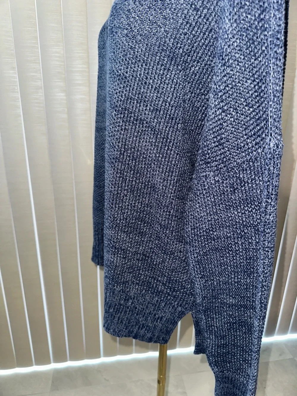 Lucky Brand Deep V-Neck Sweater in Charcoal Gray
